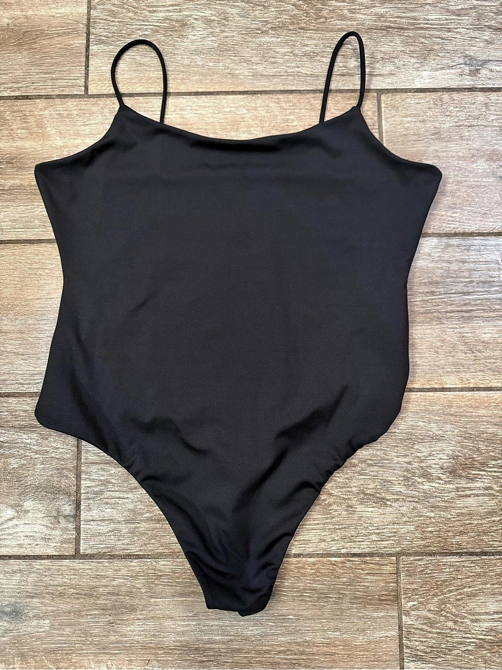 Anthropologie One-Piece Bodysuit in Black Size XL Like New
